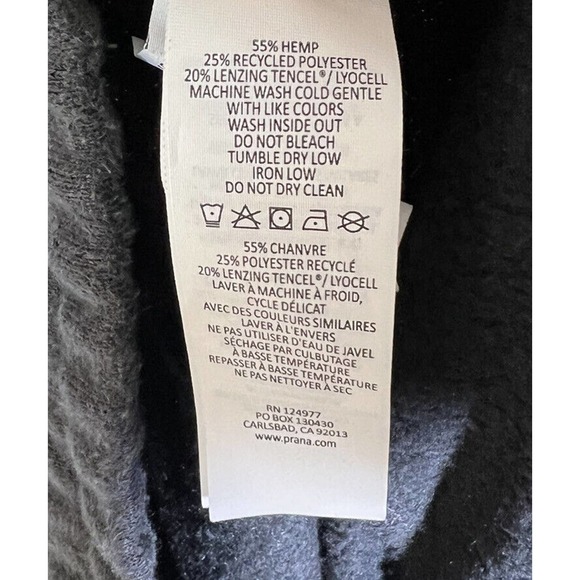 Prana Over Rock Jogger‎ Pants Mens Large Charcoal Heather Pockets Pull On - Picture 4 of 15